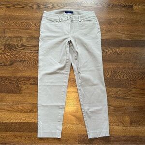 Apt. 9 Beige Tan Cropped Slim Fit Pants - Size 4